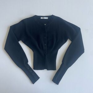 Orseund Iris Weekend Knit Cardigan in Black